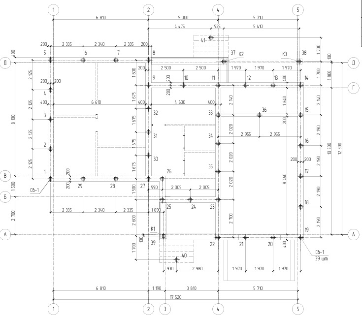 Проект свайного поля