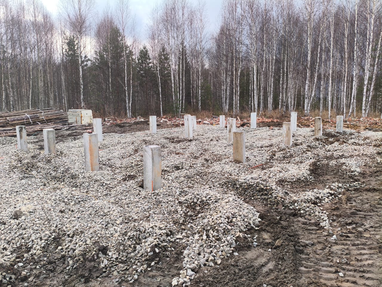 свайный фундамент жилой дом северка пск северка 1 октябрь 2025