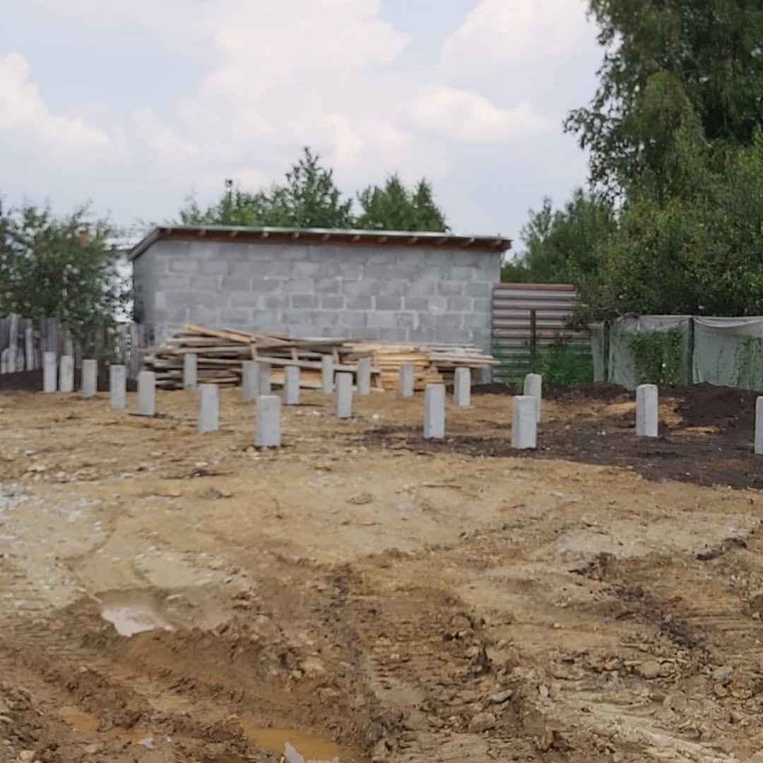 Забивка ЖБ свай — 34 сваи С40.15