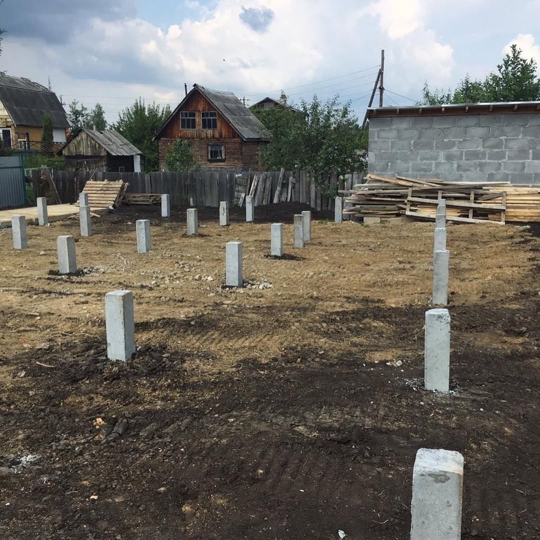 Забивка ЖБ свай — 34 сваи С40.15