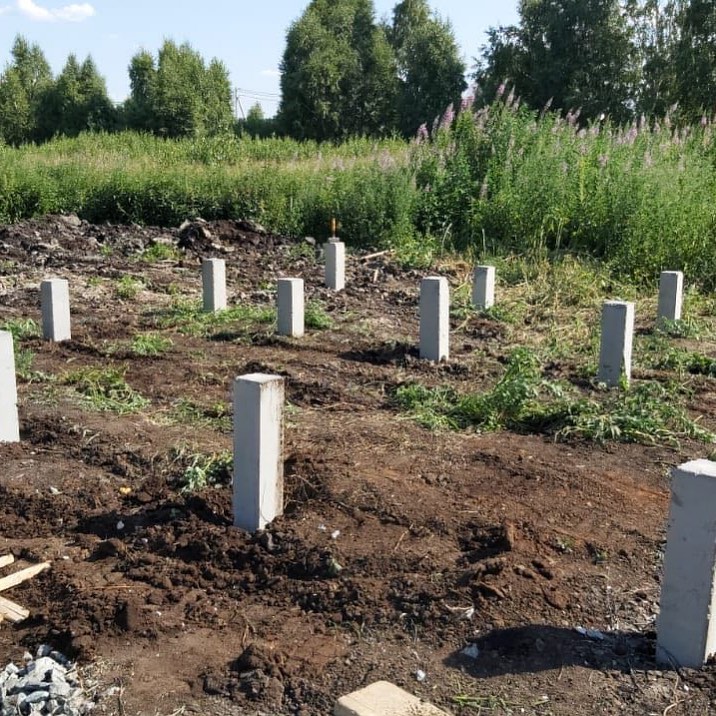 Забивка ЖБ свай — 17 свай С50.15 в Полеводстве