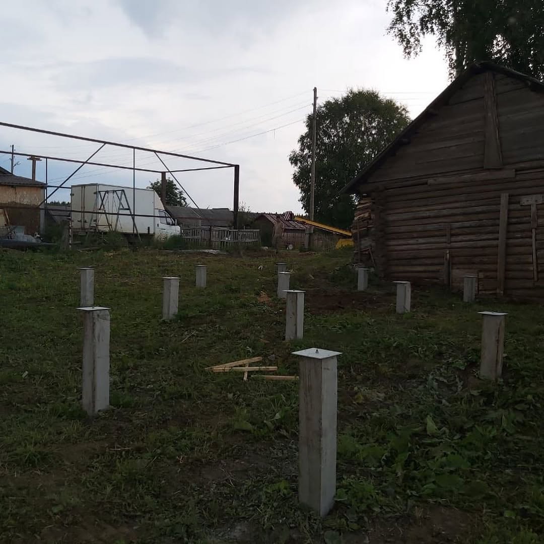 Забивка ЖБ свай — 16 свай С40.15 в Киргишанах