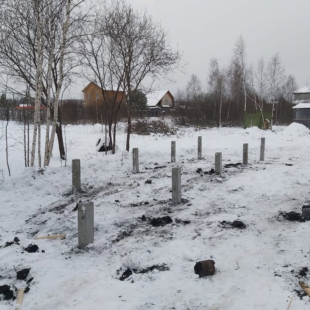 Забивка ЖБ свай — 15 свай С40.15 в Верхнее Дуброве