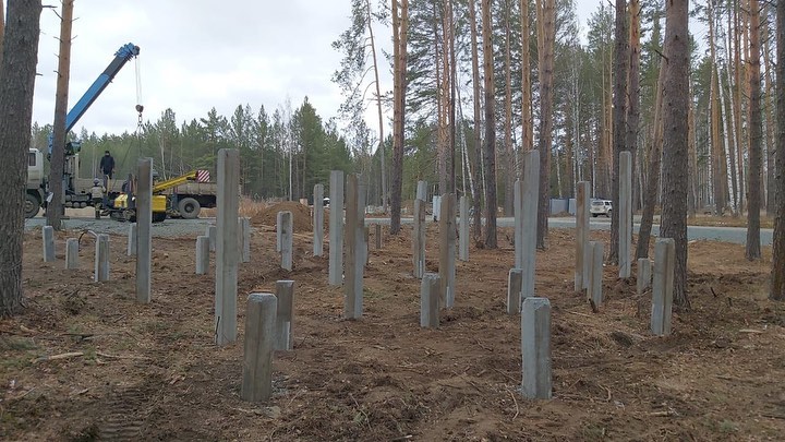 Забивка ЖБ свай — 37 свай С40.20 в Екатеринбурге