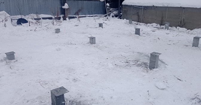 Забивка ЖБ свай — 16 свай С30.15 в Берёзовскем