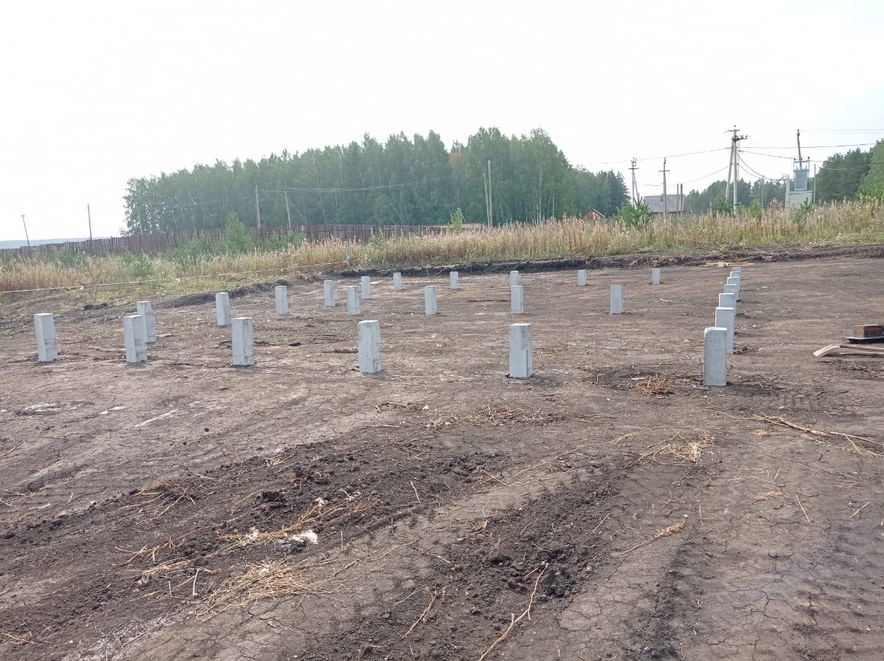 свайное поле с другого ракурса